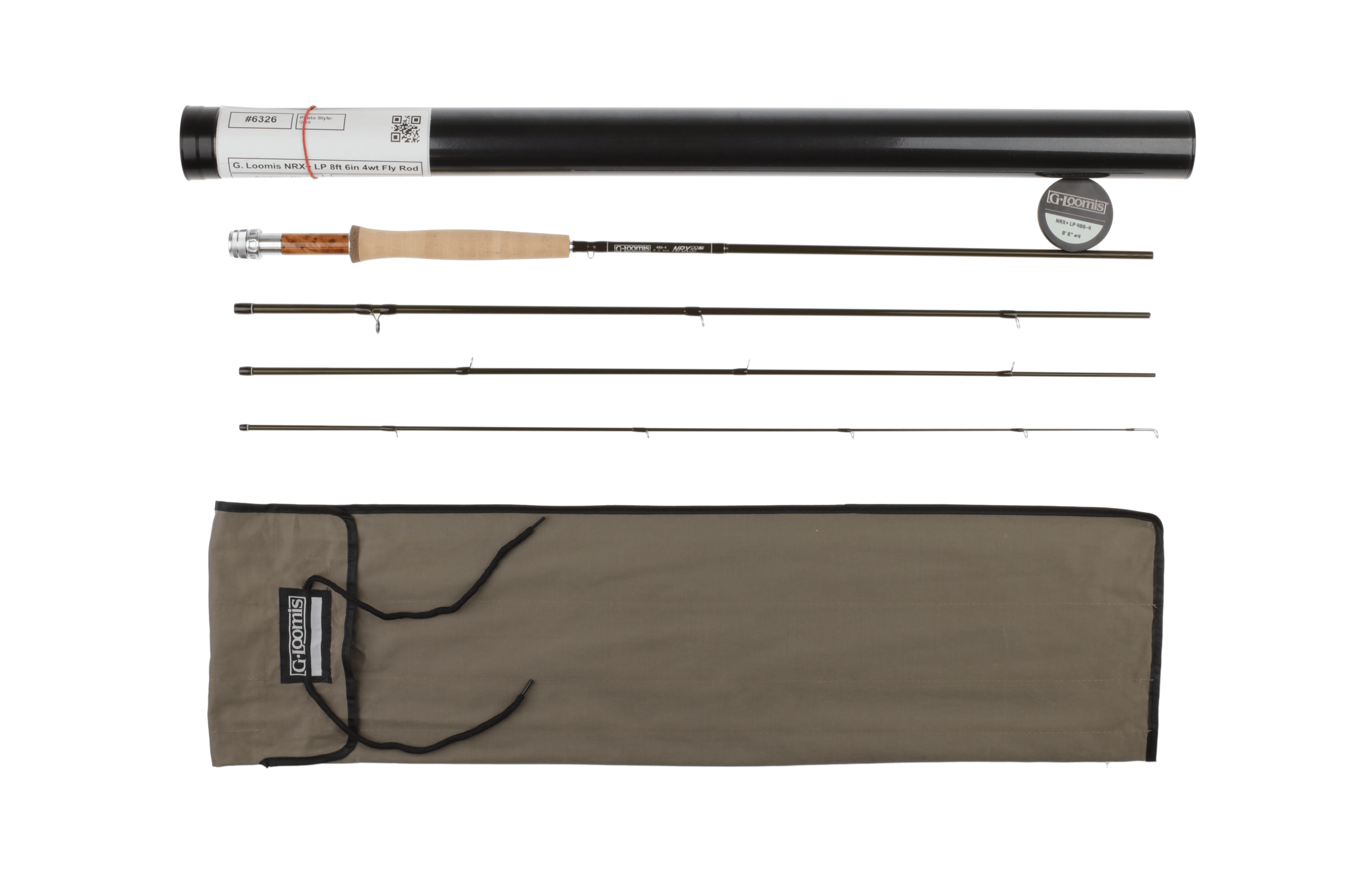 Used G. Loomis NRX+ LP 8ft 6in 4wt Fly Rod (486-4)