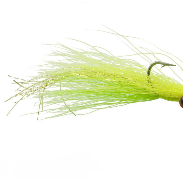Clouser Minnow Fly - Olive/White