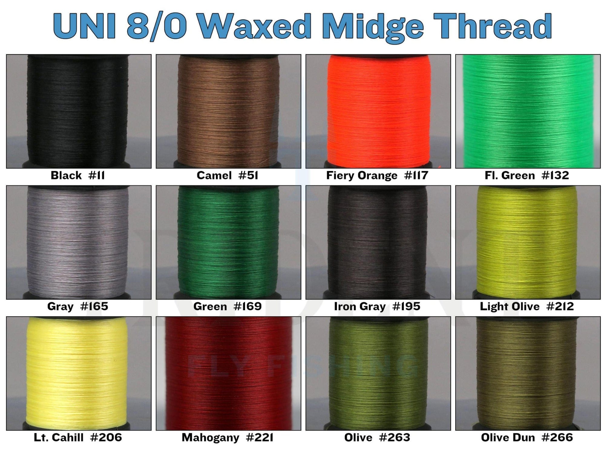 UNI Fly Tying Thread | Trident Fly Fishing
