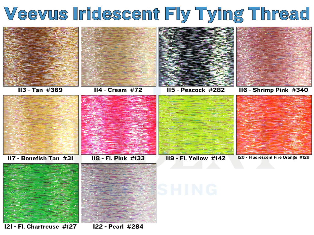 Veevus Iridescent Fly Tying Thread | Trident Fly Fishing