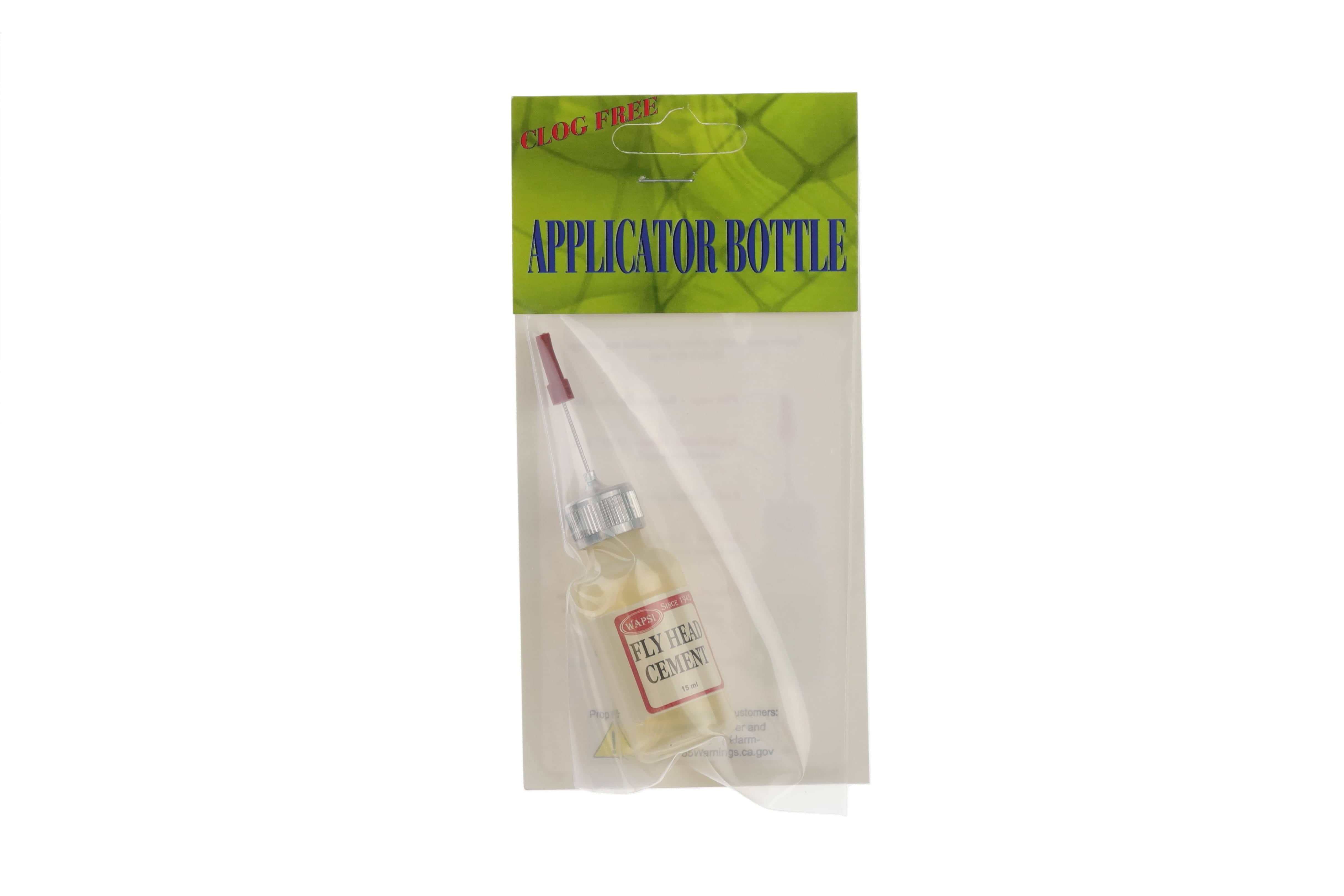 Wapsi Fly Head Cement with Applicator Bottle