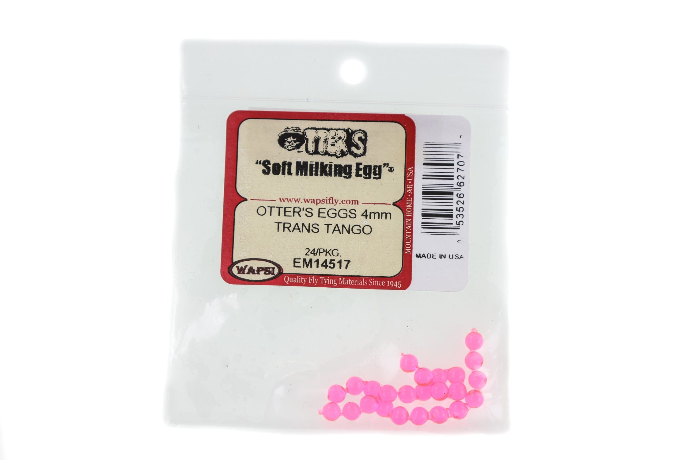 Wapsi Otters Soft Milking Salmon Eggs (3-Egg Cluster)