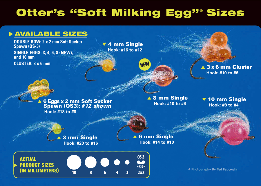 Wapsi Otters Soft Milking Salmon Eggs (3-Egg Cluster)
