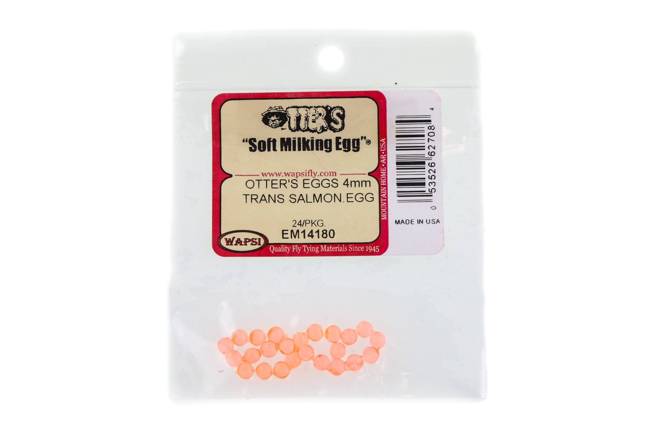 Wapsi Otters Soft Milking Salmon Eggs (3-Egg Cluster)